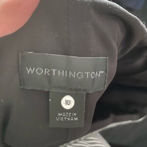 Worthington Black and silver skirt